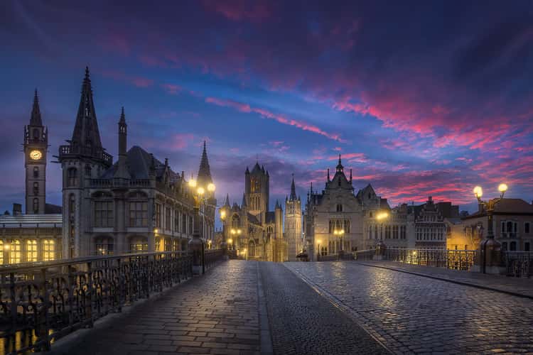 Bridge St-Michiels, Ghent