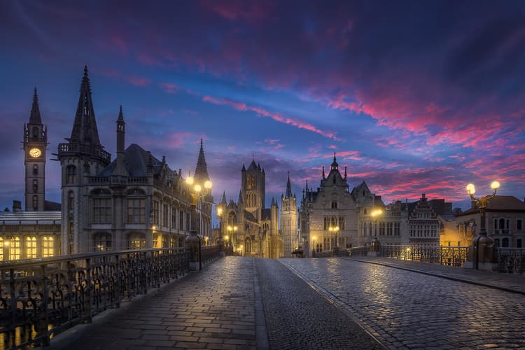 Bridge St-Michiels, Ghent