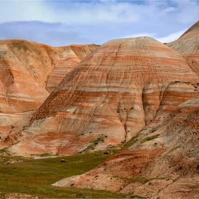 Candycane mountains, Azerbaijan