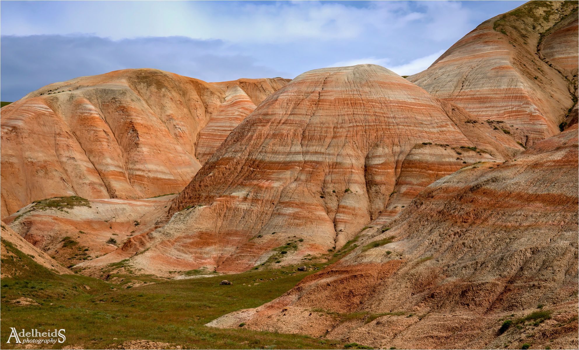 Candycane mountains, Azerbaijan