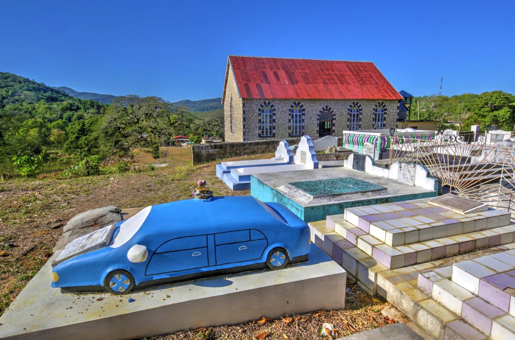 Cemetery in Comfort Hall, Jamaica