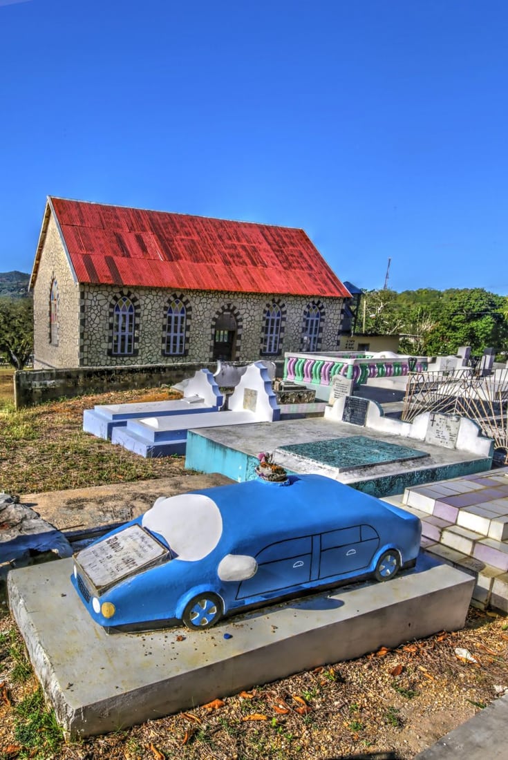 Cemetery in Comfort Hall, Jamaica