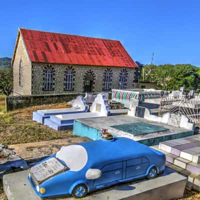 Cemetery in Comfort Hall, Jamaica