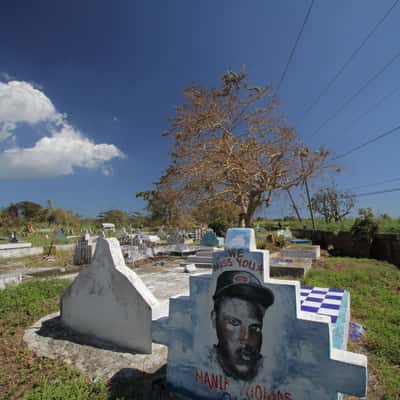 Cemetery in Stokes Hall, Jamaica