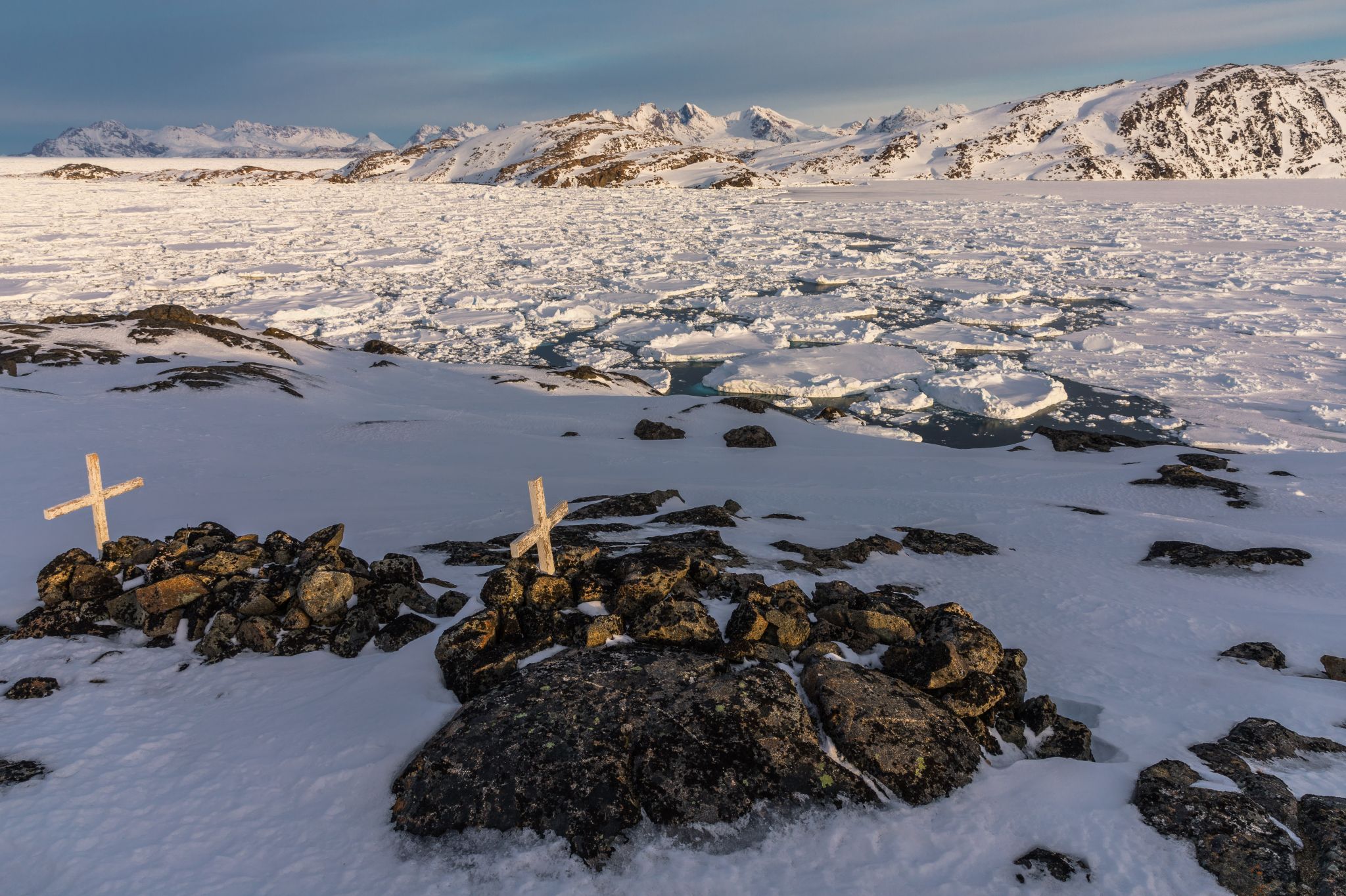 Cemetery of Kulusuk, Greenland