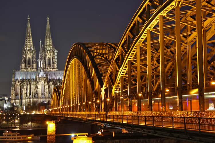 Hohenzollern Bridge with Cologne Cathedral, Cologne
