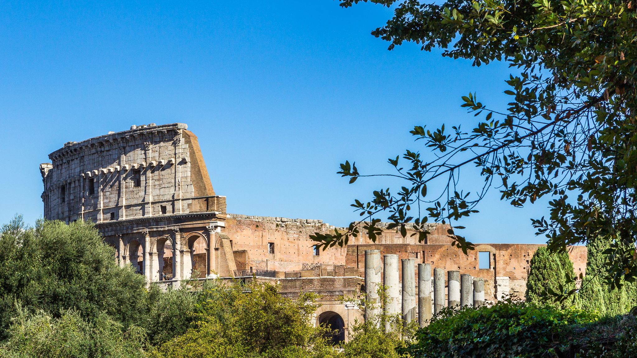 Colosseum (View near Arch of Titus), Rome, Italy