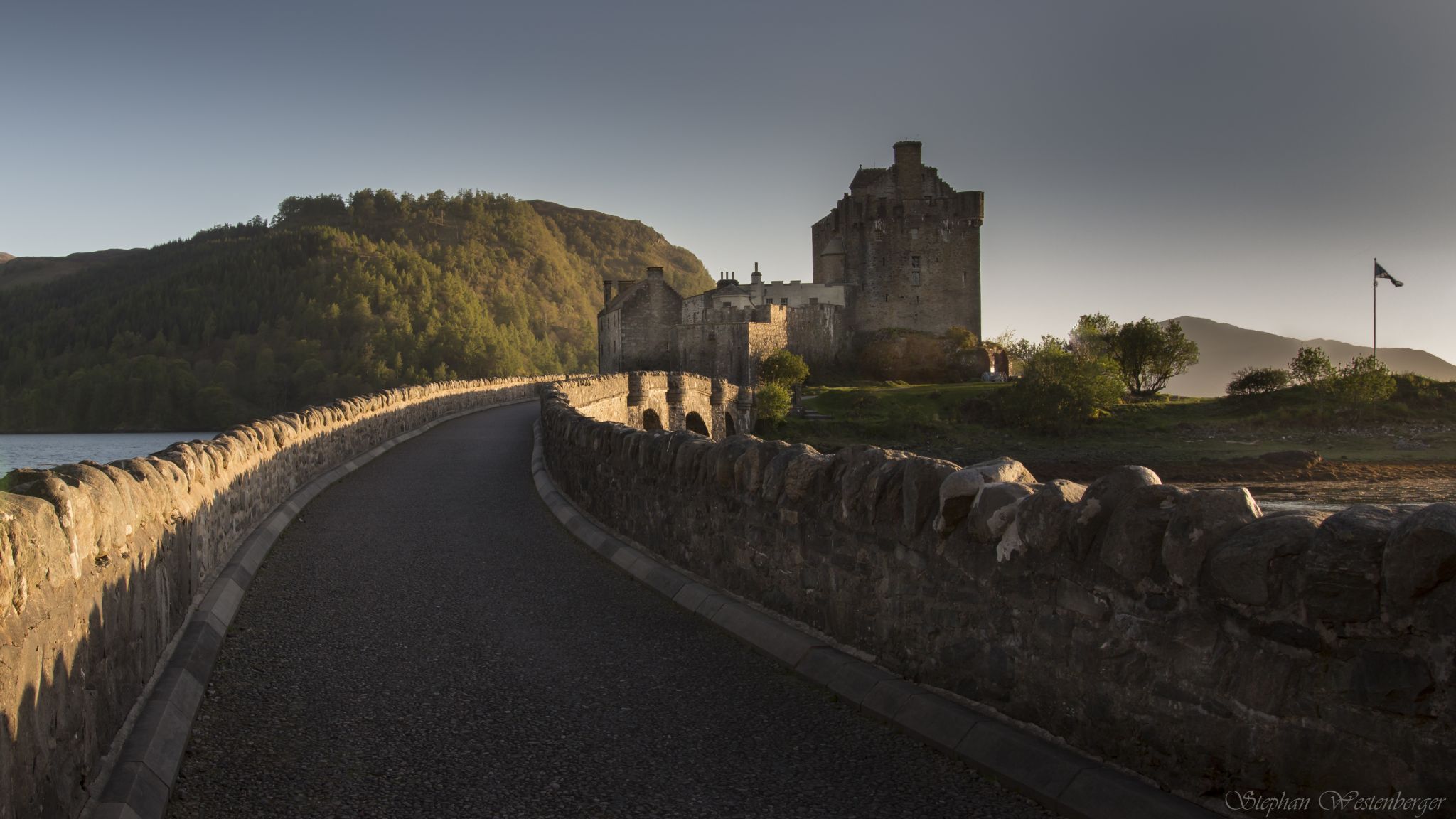 Entrance of Eilean Donan Castle, Scotland, United Kingdom