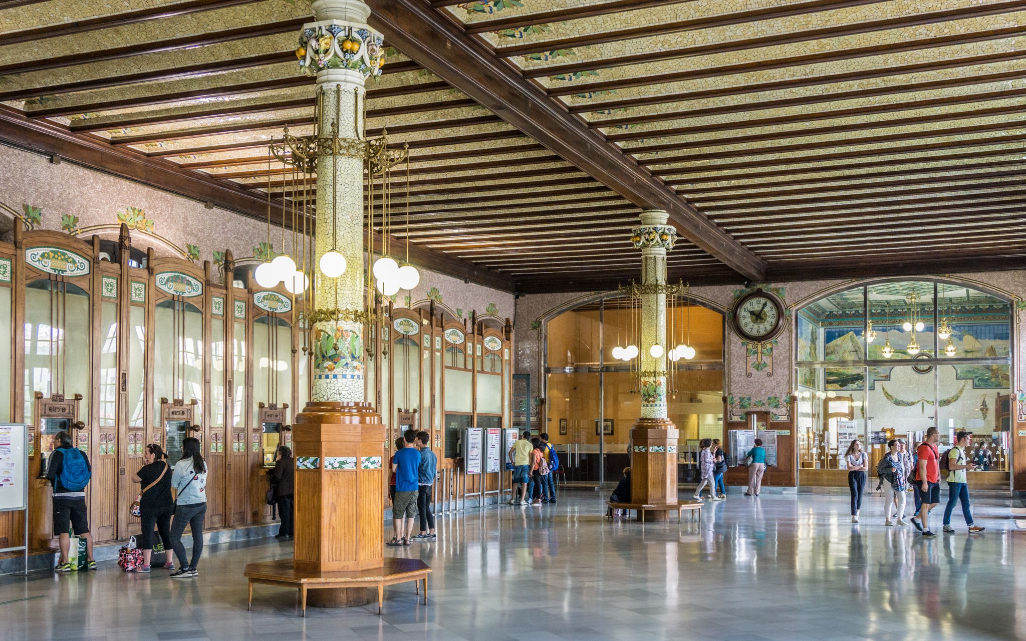 Estació del Nord - historic train station, Spain