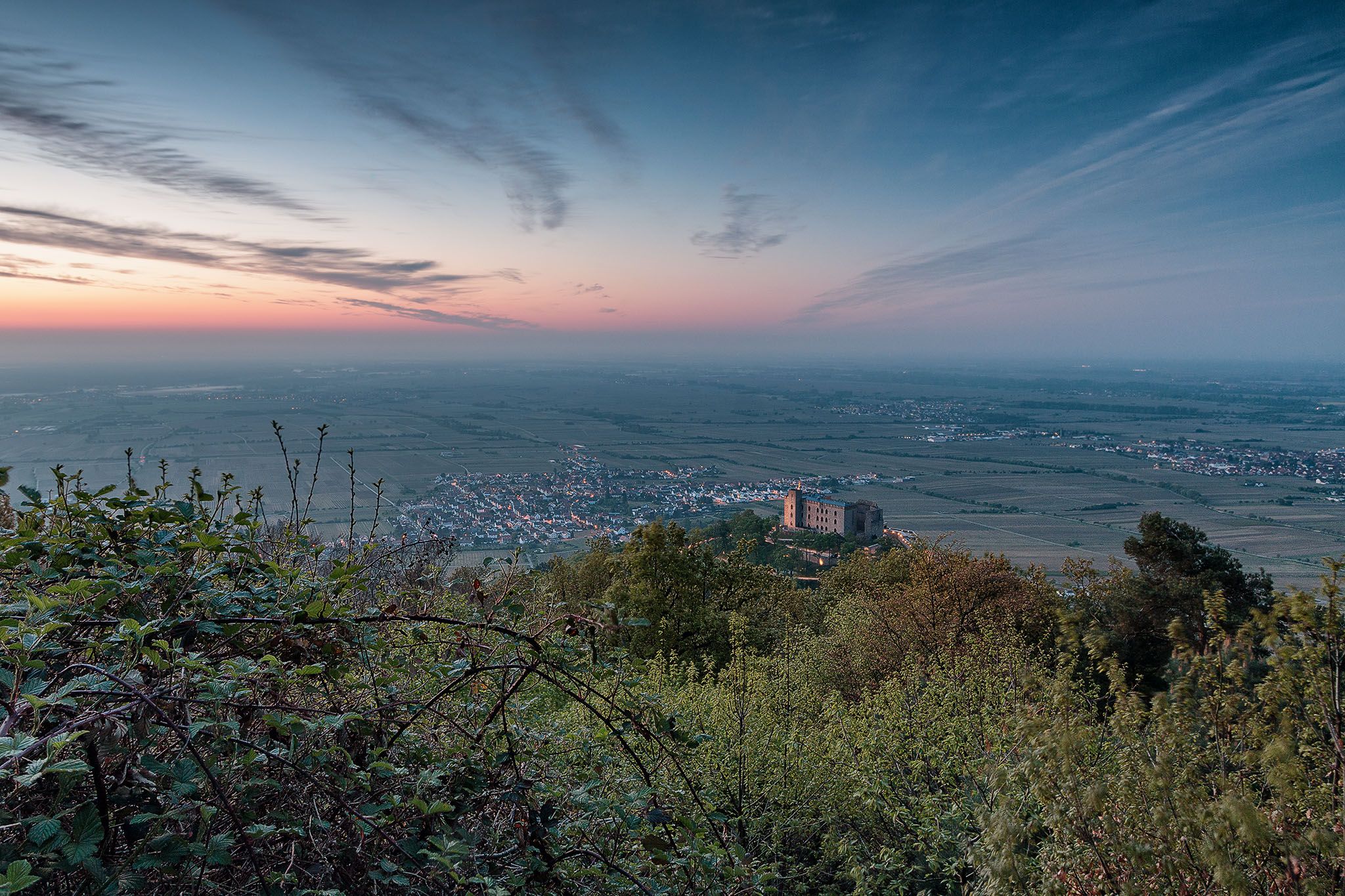 Hambacher Schloss from Sühnekreuz, Germany