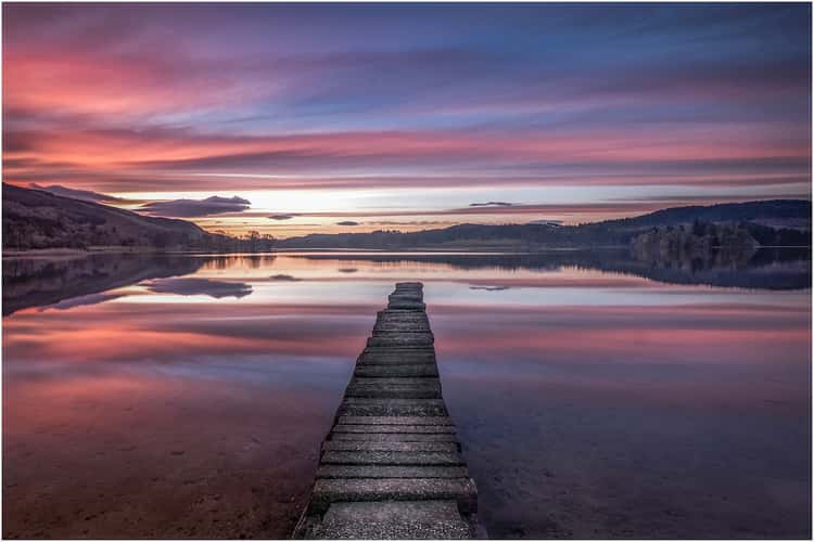 Kinlochard Stone Jetty at Dawn