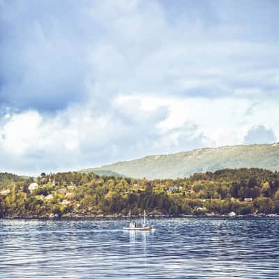 Little Fisherboat on the Fjord, Norway