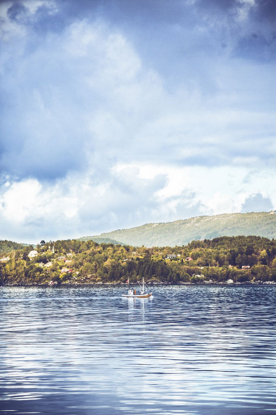 Little Fisherboat on the Fjord, Norway