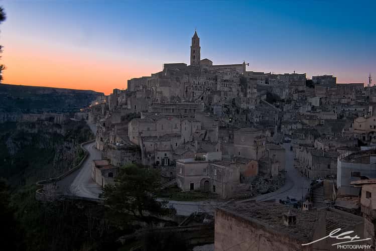 Matera from Chiesa di Sant'Agostino