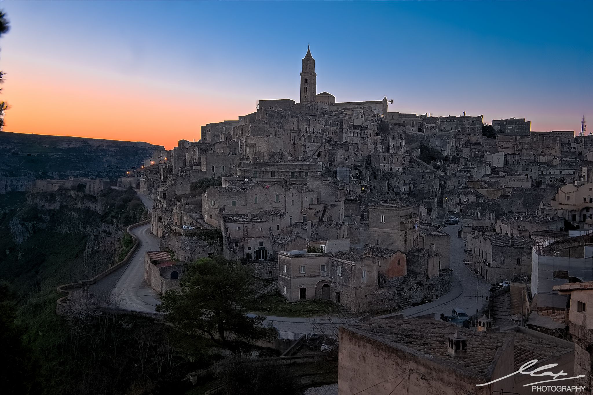 Matera from Chiesa di Sant'Agostino, Italy