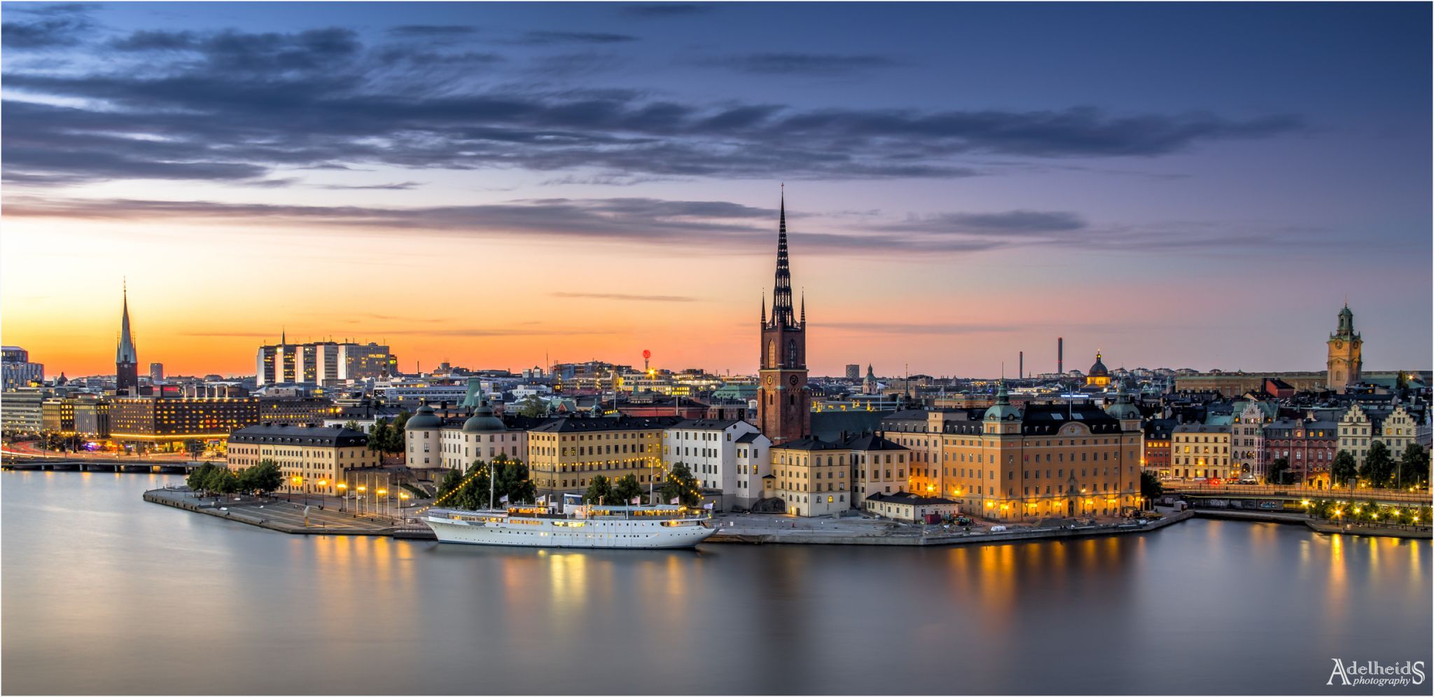 View from Monteliusvägen, Stockholm, Sweden