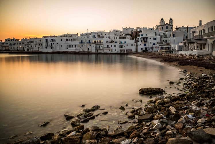 Naoussa inner harbour