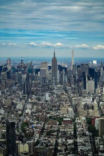 View from One World Observatory, New York