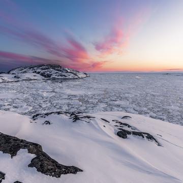 Pack ice in Kulusuk Bay, Greenland, Greenland