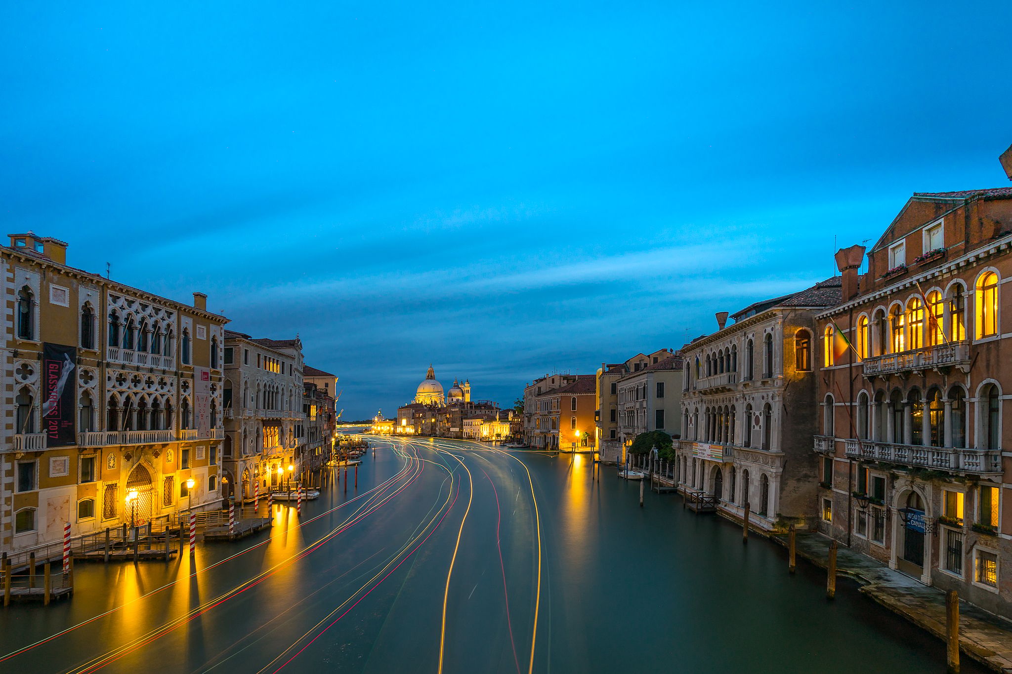 View from Ponte dell'Accademia, Venice, Italy