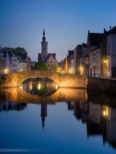 Poortersloge and Koningsbrug, Bruges