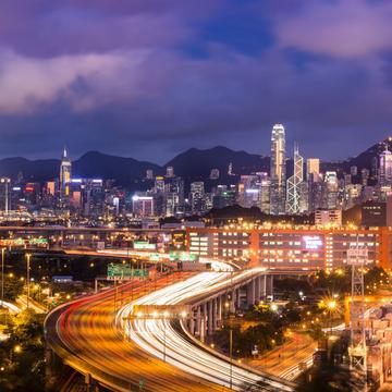 Skyline from Lai King, Hong Kong