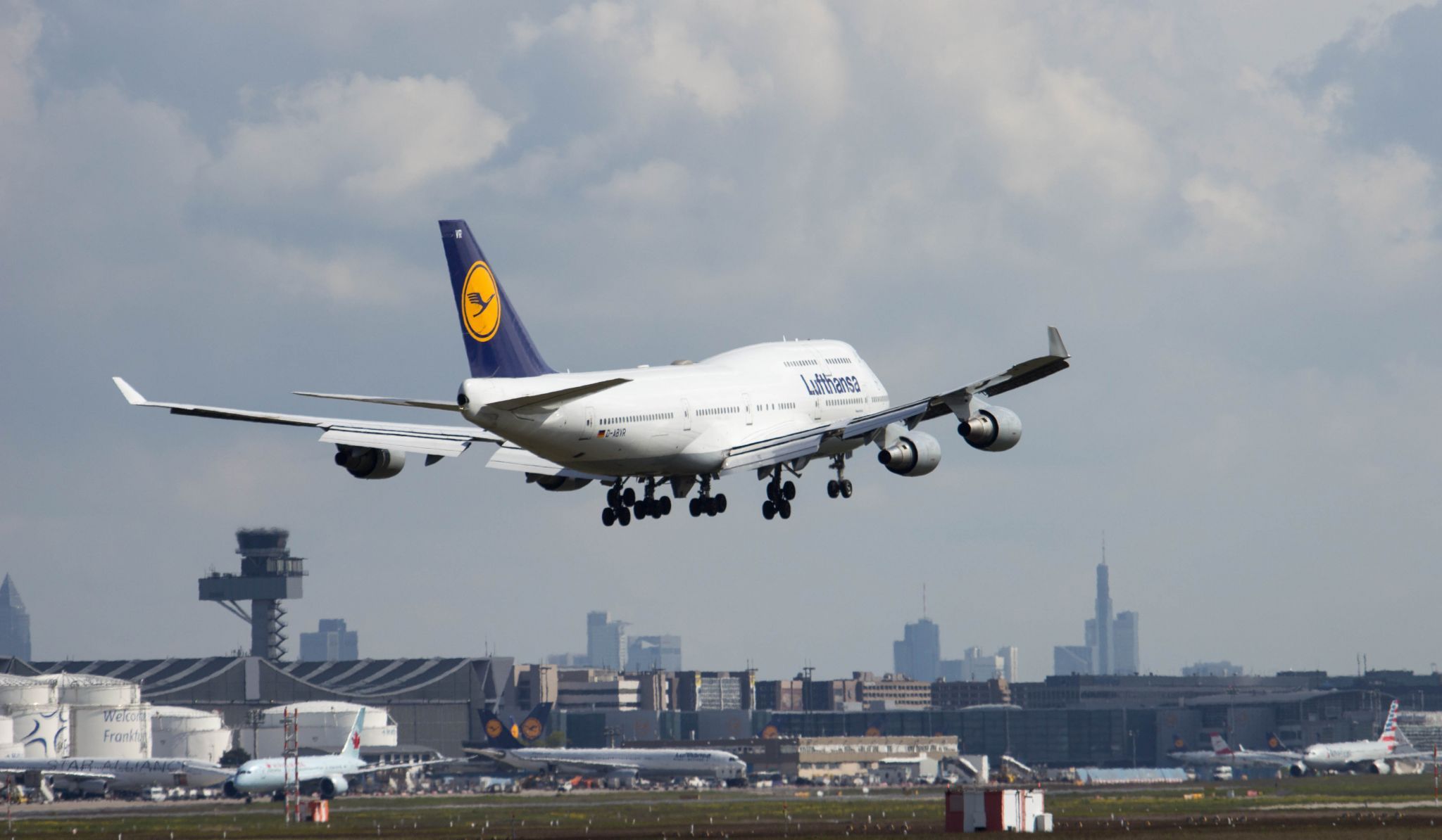 Frankfurt Airport Spotter Point Startbahn West, Germany