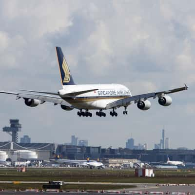 Frankfurt Airport Spotter Point Startbahn West, Germany