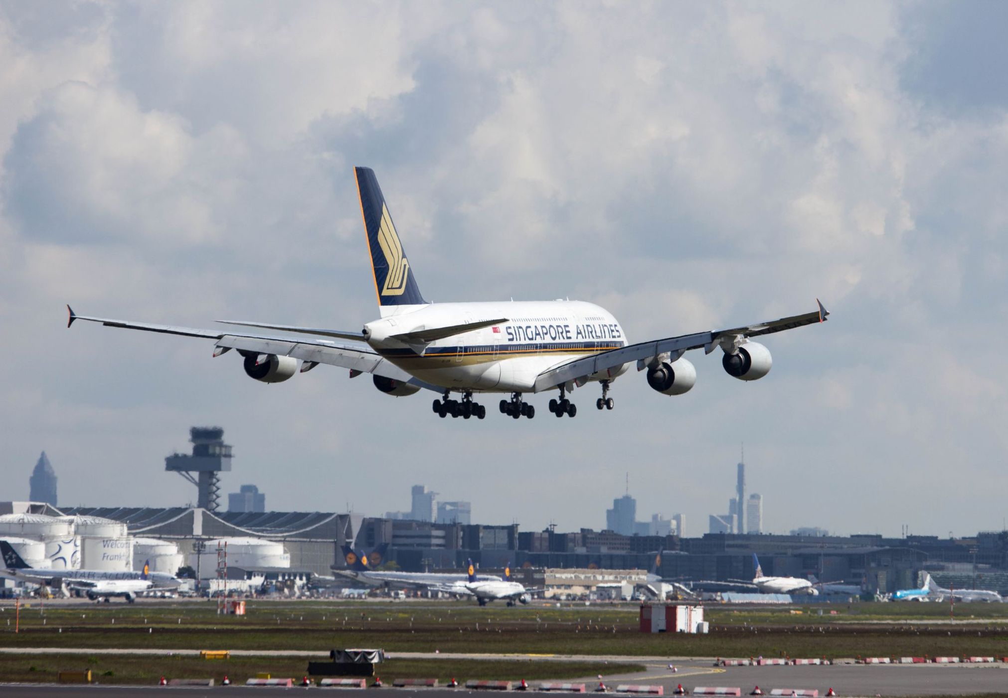 Frankfurt Airport Spotter Point Startbahn West, Germany