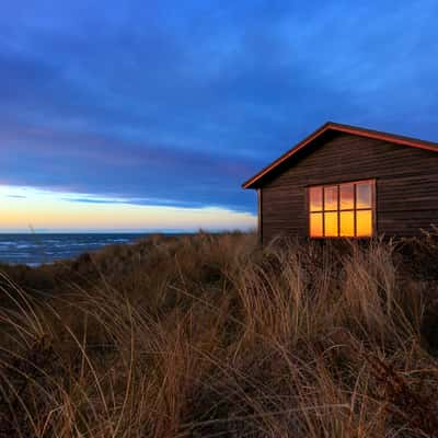 Sunset in the window, Denmark