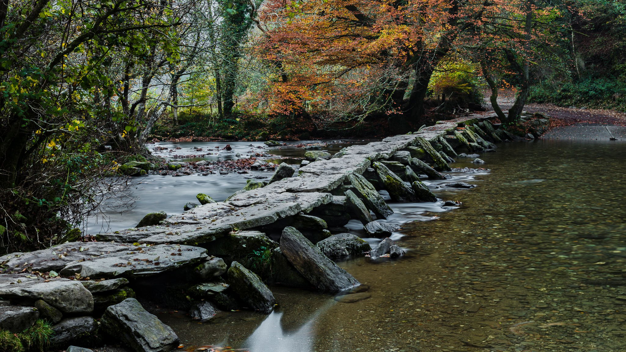 Dawn at Tarr Steps, United Kingdom