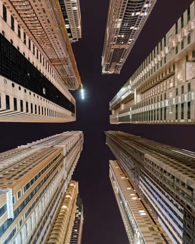 The tallest city block in the world