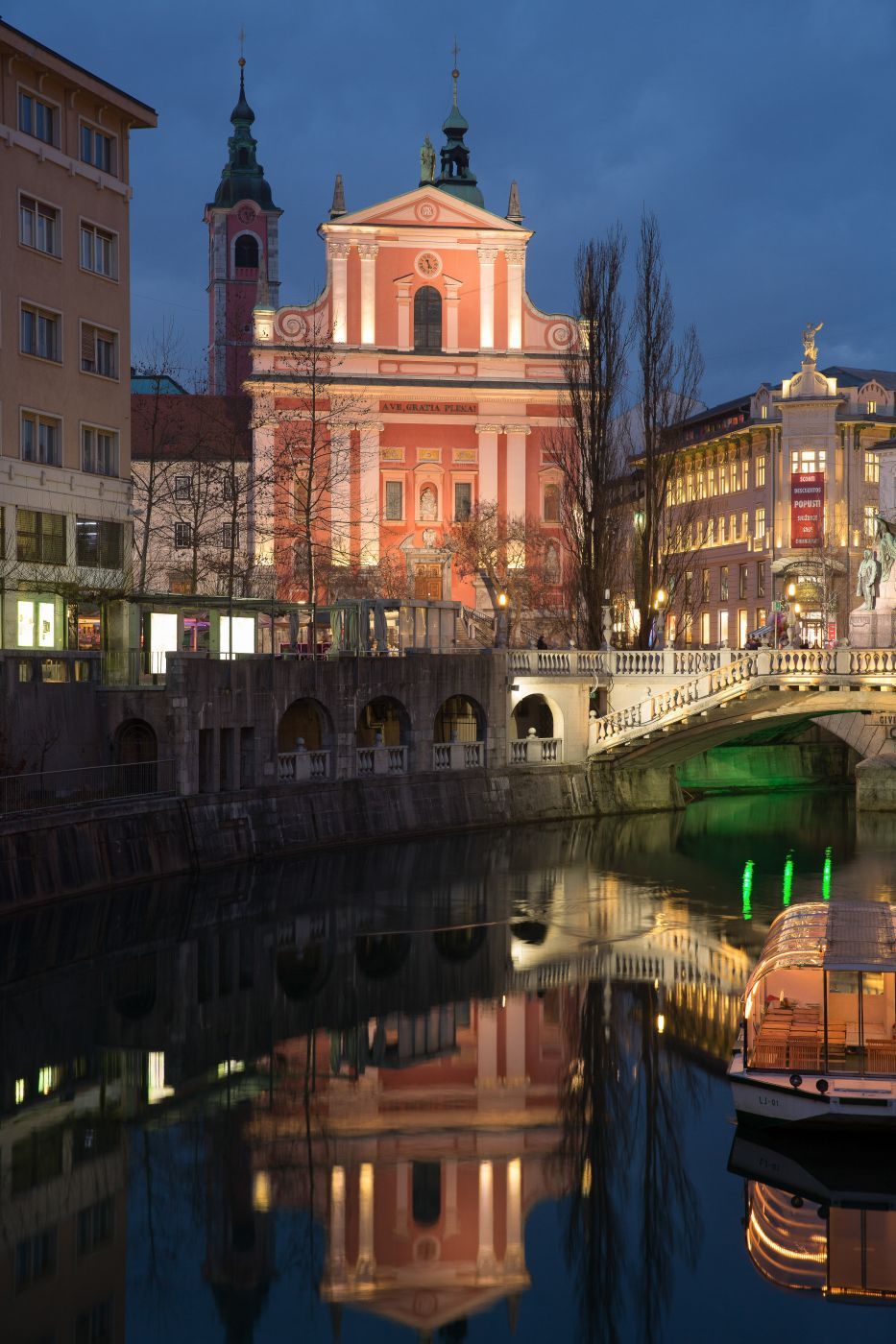 Triple Bridge and Preseren Square, Slovenia