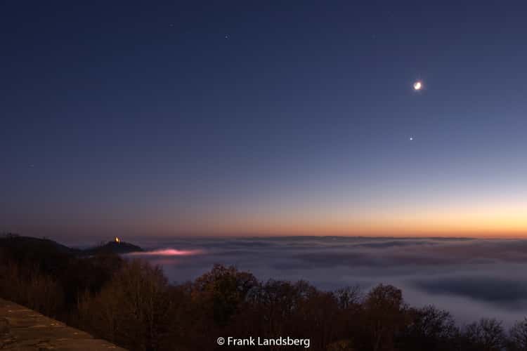 View to Drachenfels from Petersberg