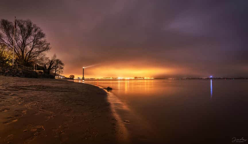 Blankenese Elbe beach, Hamburg