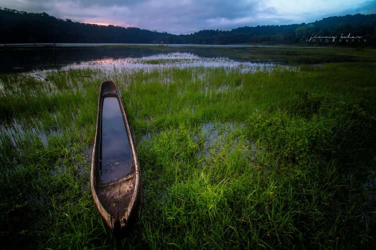 Wooden Boats of Lake Tamblingan, Bali