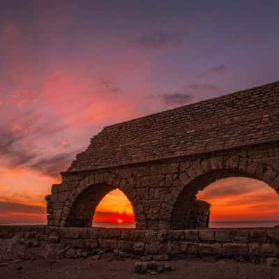 aqueduct Caesarea‎, Israel