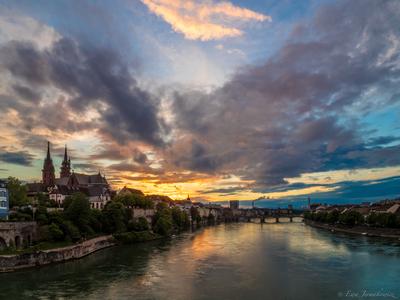 Best sunset view in Basel