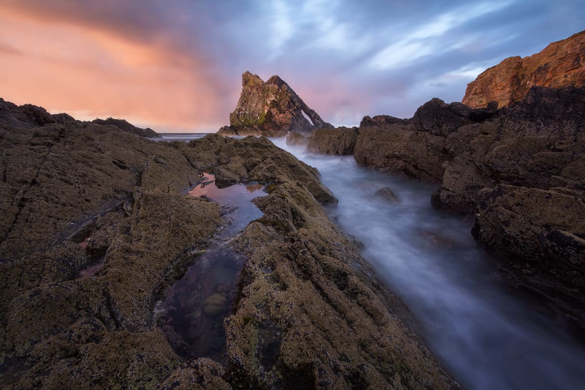 Bow Fiddle Rock, Scotland, United Kingdom