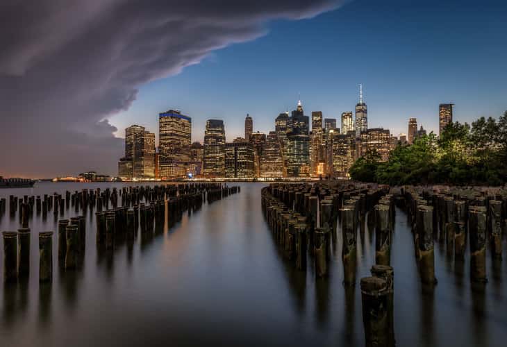 New York City Skyline from Pier 1, Brooklyn