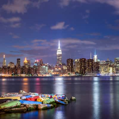 East River State Park - View towards Manhattan, USA