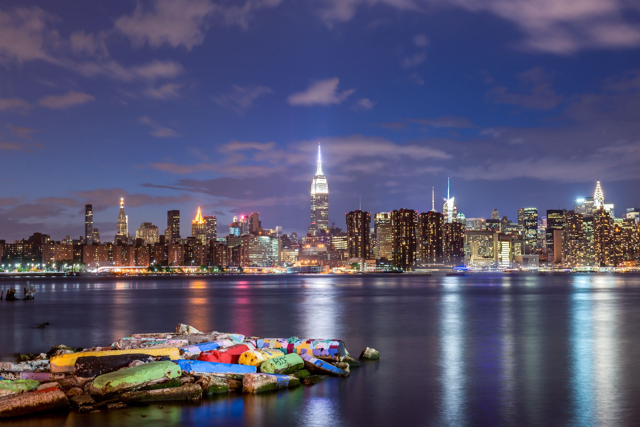 East River State Park - View towards Manhattan, USA