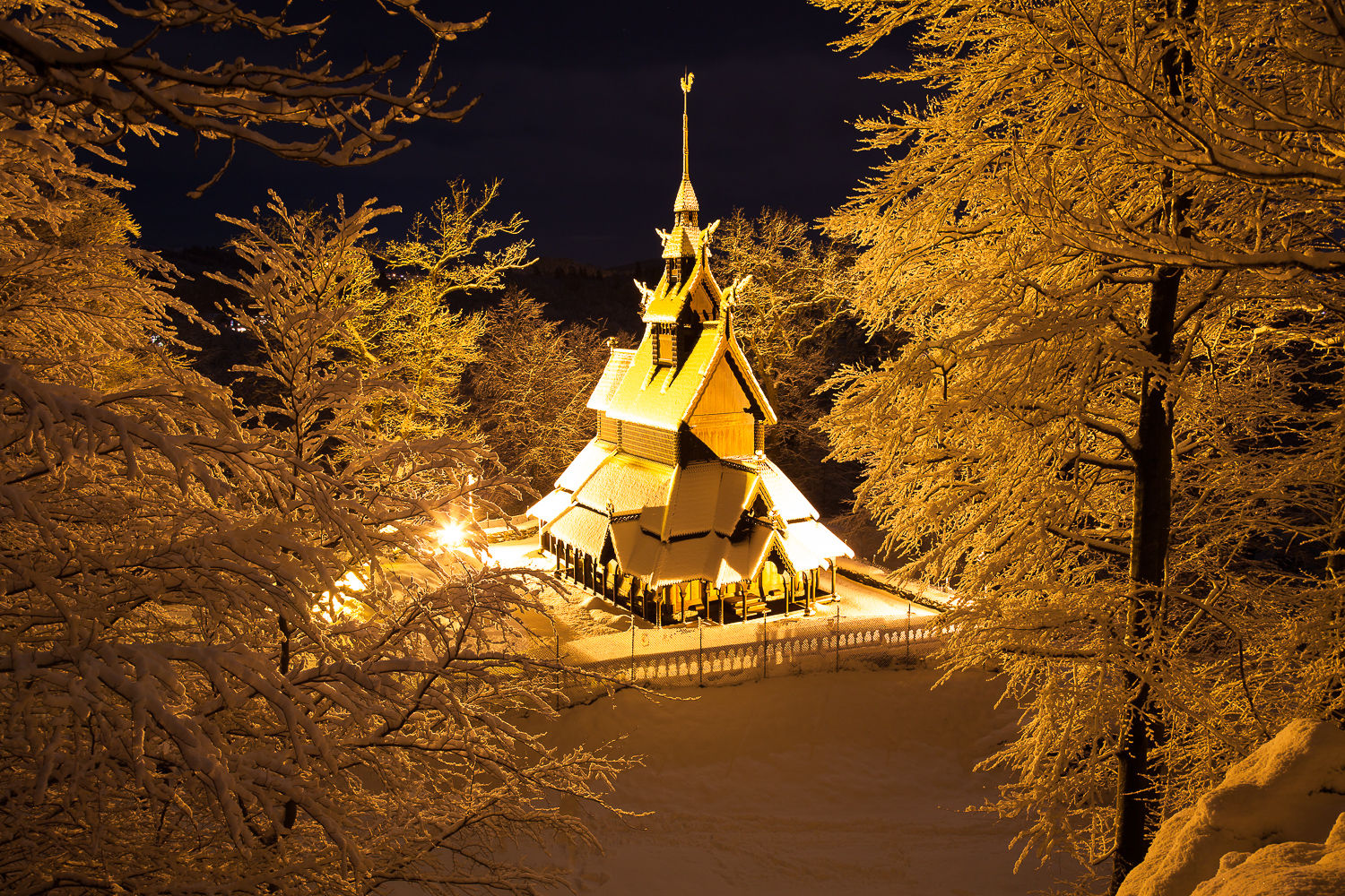 Fantoft stave church, Bergen, Norway