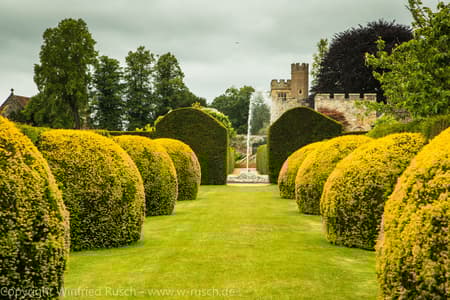 Garten von Penshurst Place