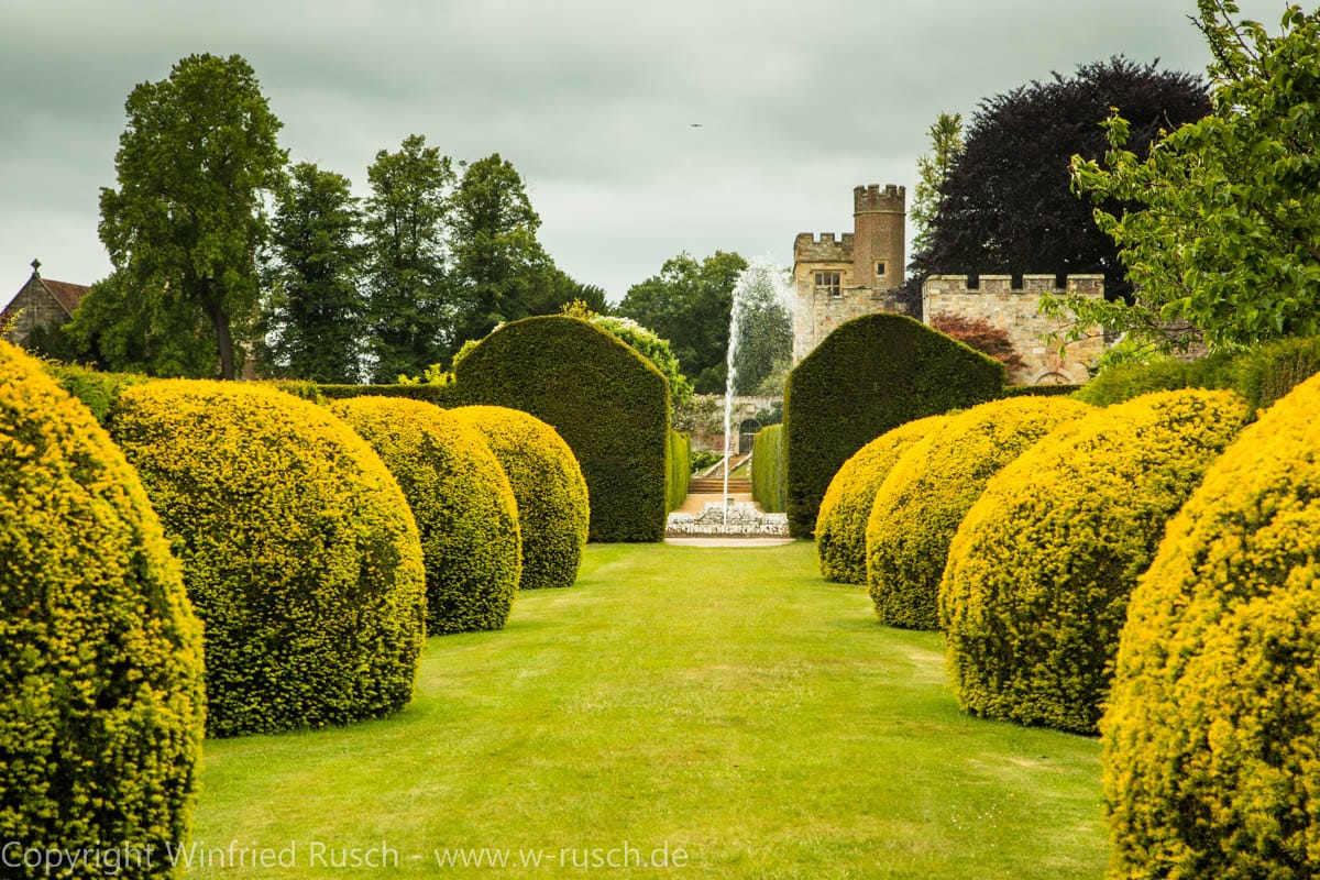 Garten von Penshurst Place, United Kingdom