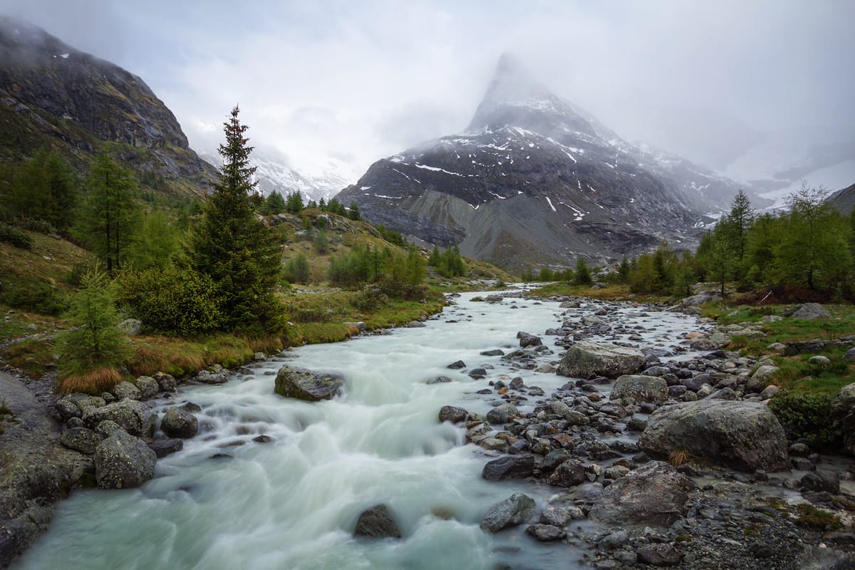Glacier du Mont Miné, Switzerland