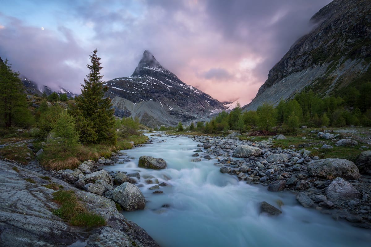 Glacier du Mont Miné, Switzerland