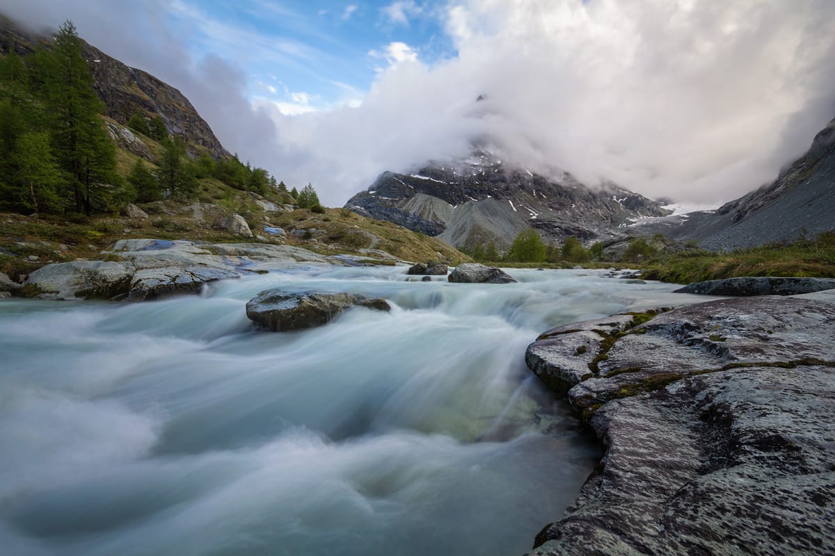 Glacier du Mont Miné, Switzerland