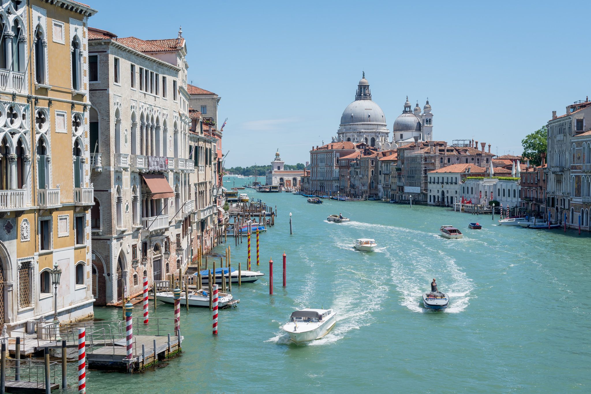 View from Ponte dell'Accademia, Venice, Italy