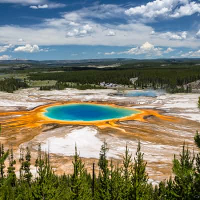 Grand Prismatic Spring, Yellowstone National Park, USA